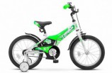 Детский велосипед Stels Jet 16" Z010 зеленый белый 2022 - Интернет магазин спортивных товаров Кавказ-спорт, Владикавказ